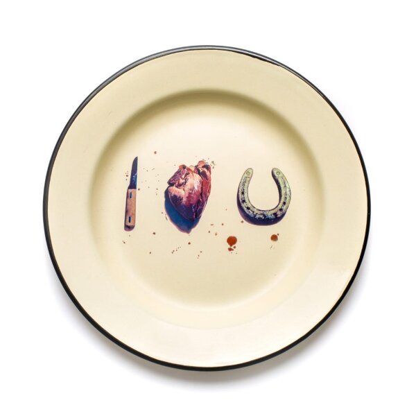 Seletti Тарелка I love u