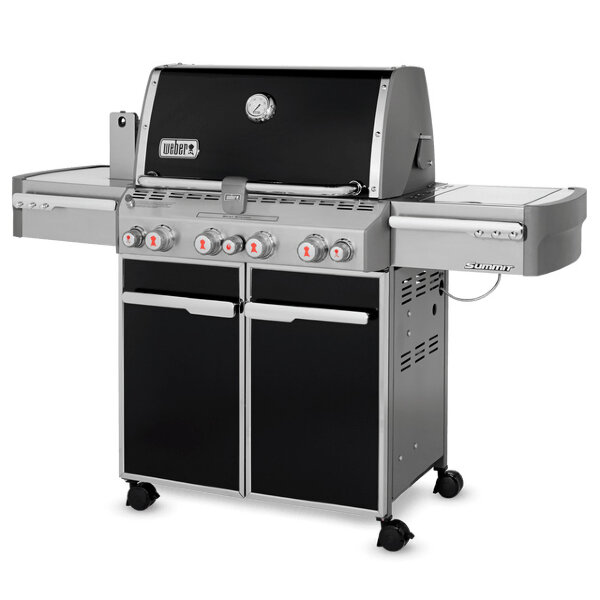 Газовый гриль Weber Summit E-470 GBS черный