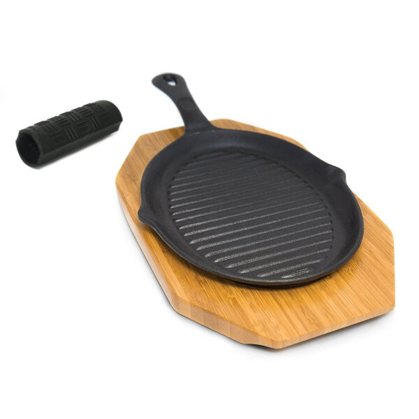 Сковорода Broil King чугунная с подставкой и прихваткой
