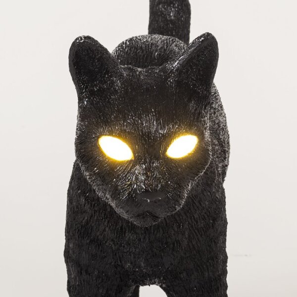 Настольная лампа Seletti Jobby The Cat Black