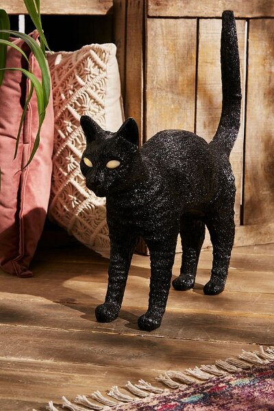 Настольная лампа Seletti Jobby The Cat Black