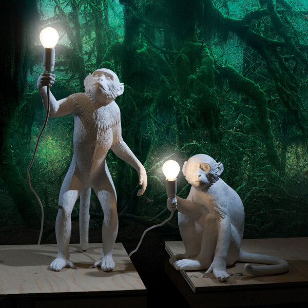 Seletti Настольная лампа Monkey Lamp Outdoor Sitting