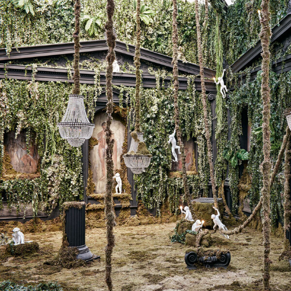 Seletti Настольная лампа Monkey Lamp Outdoor Sitting