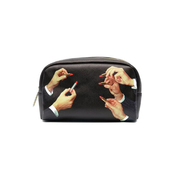 Косметичка Seletti Lipsticks Black 23 x 13 x 8 см