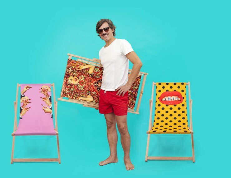 Seletti Шезлонг Lady on Carpet