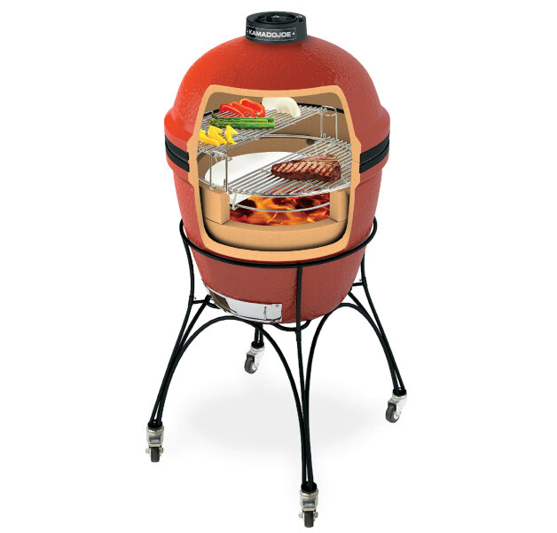 Керамический гриль Kamado Classic Joe II Red 46 см