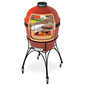 Керамический гриль Kamado Classic Joe II Red 46 см