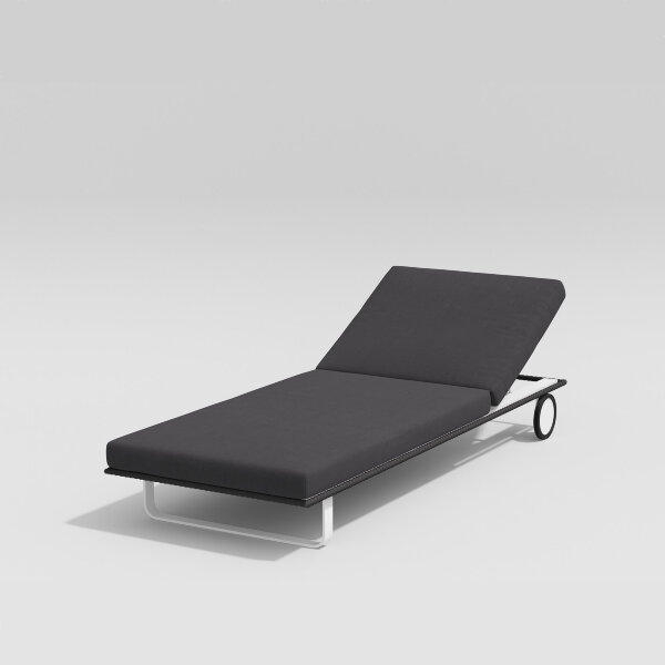 Шезлонг Gardenini Hacienda белый/антрацит