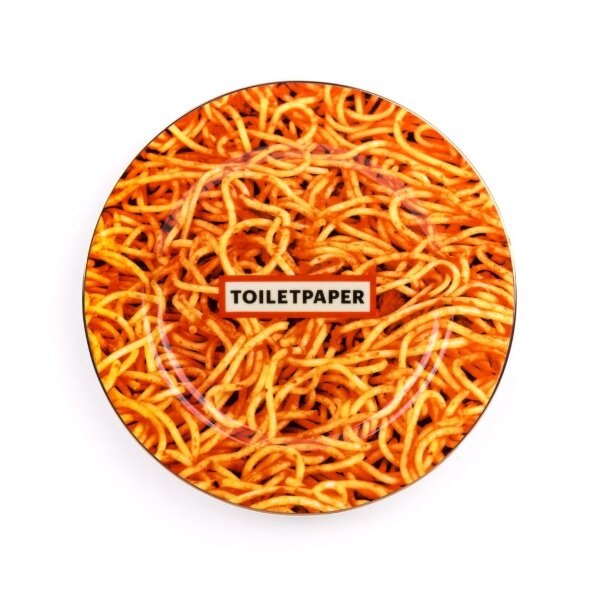 Seletti Тарелка Spaghetti Gold Border