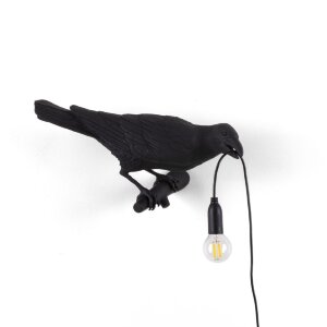Seletti Настенный светильник Bird Looking Right Black