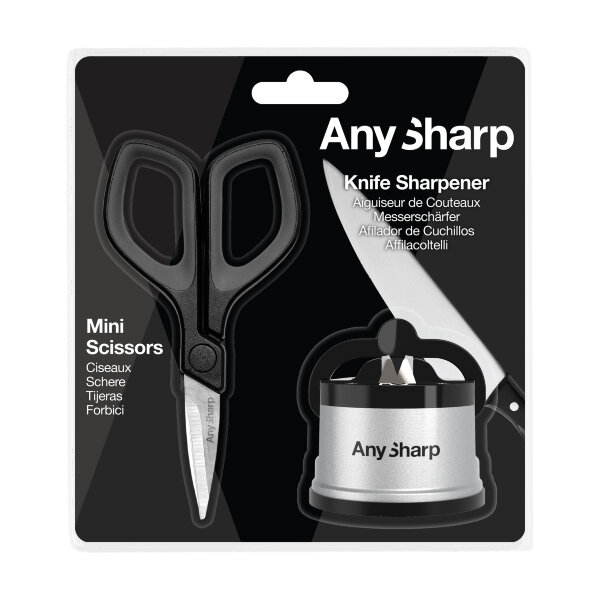 Точилка для ножей AnySharp Premium и ножницы Mini Scissors