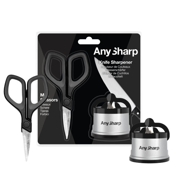 Точилка для ножей AnySharp Premium и ножницы Mini Scissors
