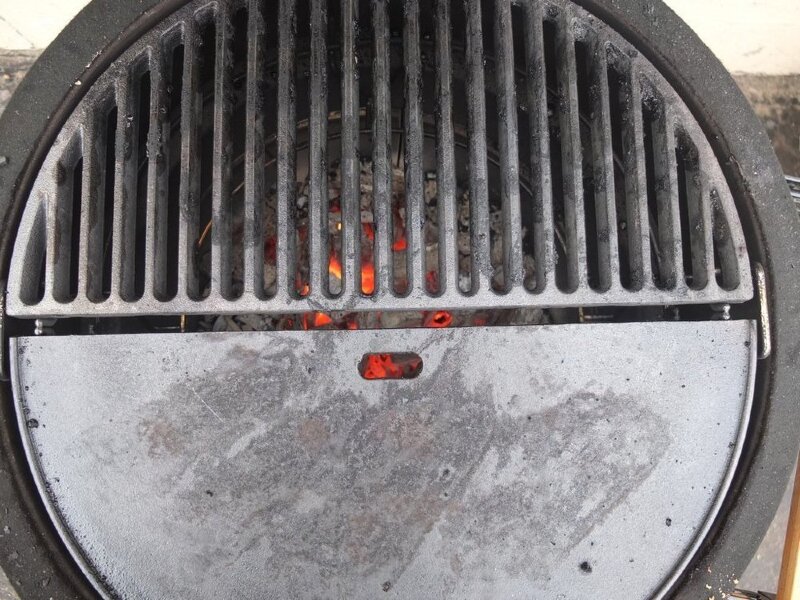 Решетка для гриля Big Green Egg L чугунная полукруглая