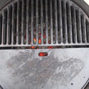 Решетка для гриля Big Green Egg L чугунная полукруглая