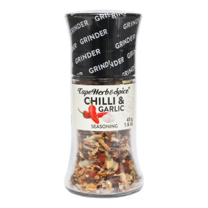 Приправа CapeHerb Чили и чеснок 45 г мини-мельница