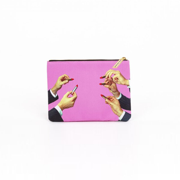 Seletti Косметичка Lipstick Pink