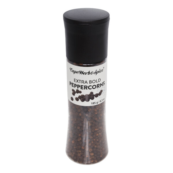 Специя CapeHerb Перец черный горошек 185 г мельница