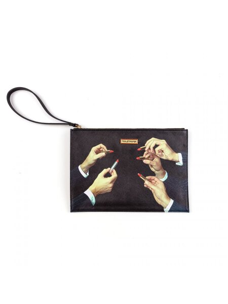 Seletti Клатч Lipsticks black