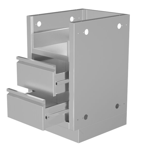 Тумба-основание боковой горелки B-Fire с 2-мя выдвижными ящиками