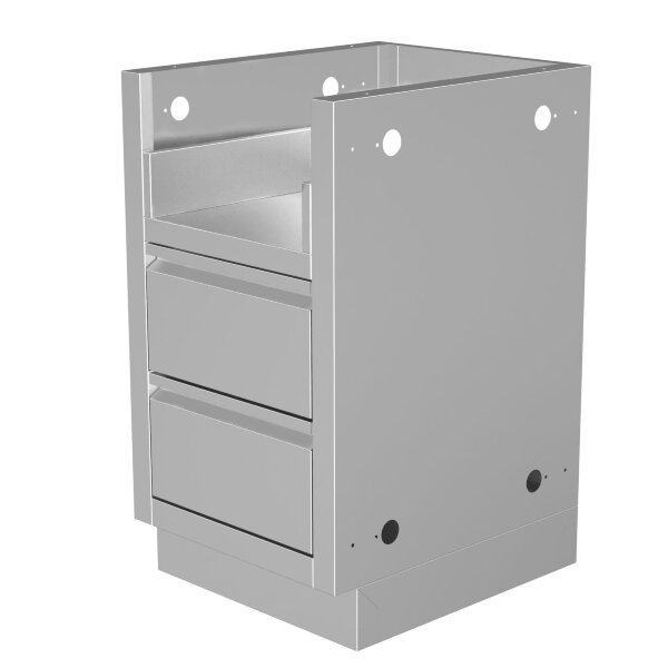 Тумба-основание боковой горелки B-Fire с 2-мя выдвижными ящиками