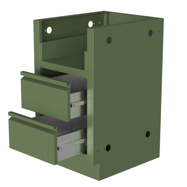 Тумба-основание боковой горелки B-Fire с 2-мя выдвижными ящиками