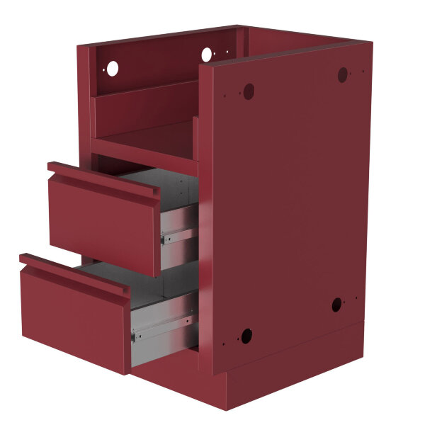 Тумба-основание боковой горелки B-Fire с 2-мя выдвижными ящиками