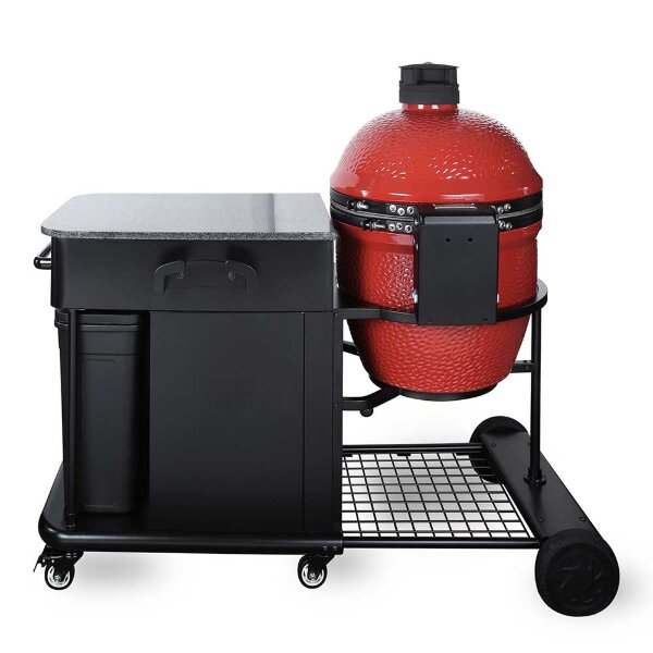 Керамический гриль Kamado Classic Joe II Red 46 см Stand Alone в столе