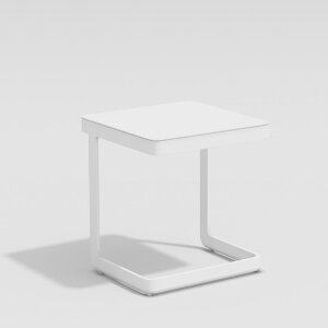 Столик для шезлонга Gardenini Villino белый