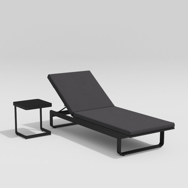 Столик для шезлонга Gardenini Villino черный