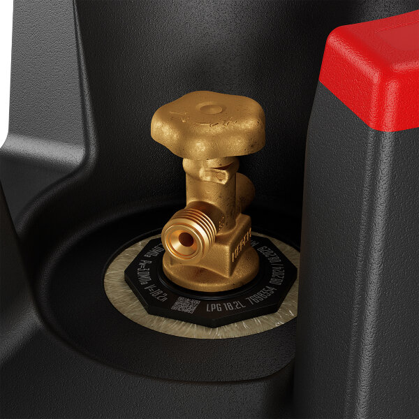 Композитный газовый баллон Trillon BBQ черный 18,2 л