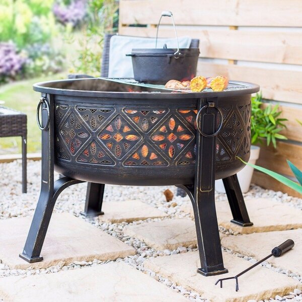 Очаг для костра La Hacienda Moresque с гриль решеткой