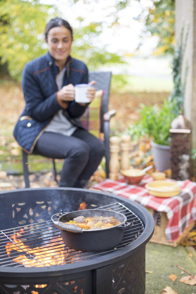 Очаг для костра La Hacienda Moresque с гриль решеткой