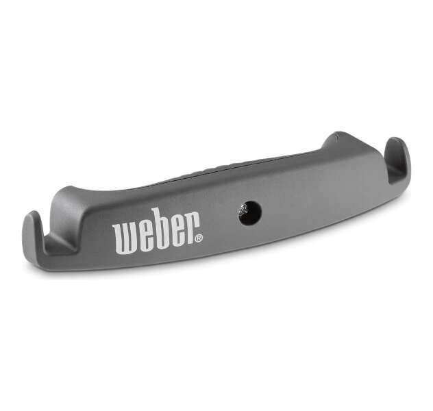 Накладка на ручку с крючками для угольных грилей Weber серая