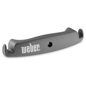Накладка на ручку с крючками для угольных грилей Weber серая