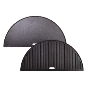 Сковорода Kamado Classic Joe двухсторонняя чугунная полукруглая