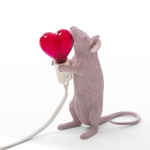 Seletti Настольная лампа Mouse Lamp Love Edition USB