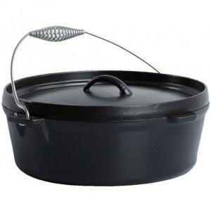 Духовка голландская для гриля Kamado чугунная