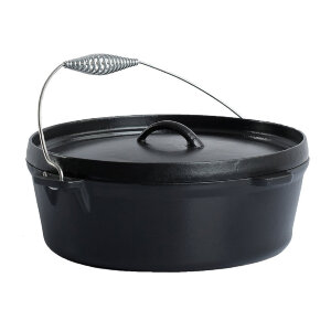 Духовка голландская для гриля Kamado чугунная