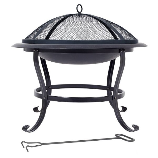 Очаг для костра La Hacienda Boston чаша на ножках с крышкой