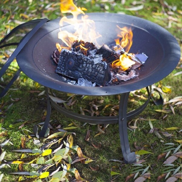 Очаг для костра La Hacienda Boston чаша на ножках с крышкой