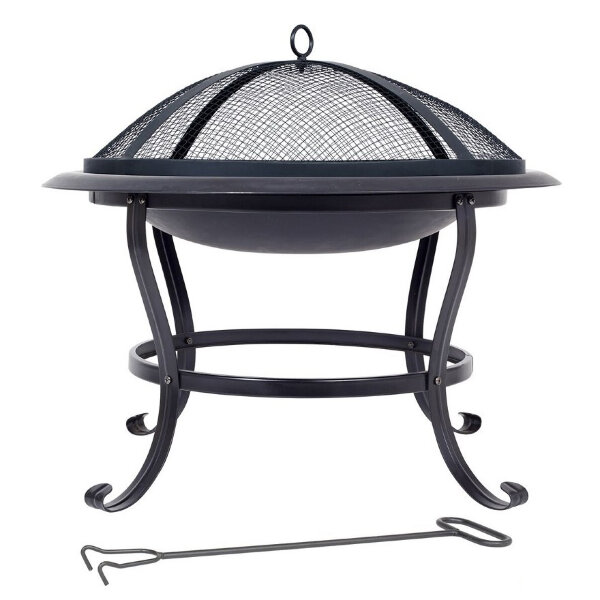 Очаг для костра La Hacienda Boston чаша на ножках с крышкой