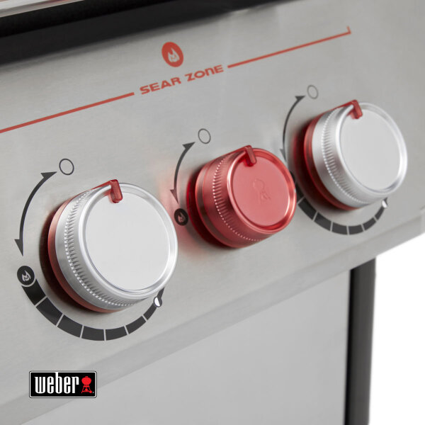 Газовый гриль Weber Genesis S-335 нержавеющая сталь