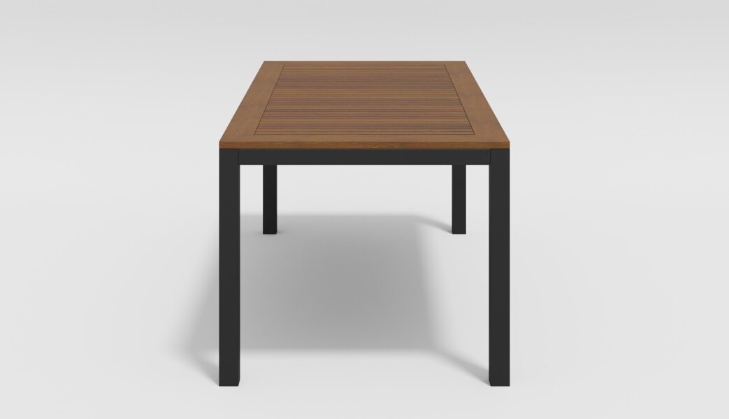 Обеденная группа Gardenini Bella темно-серый/антрацит 180 x 90