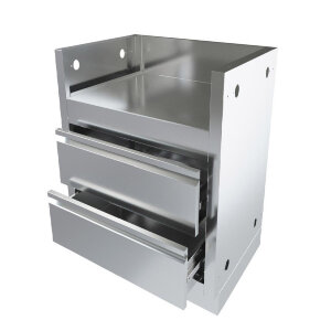 Тумба-основание боковой горелки Napoleon с 2-мя выдвижными ящиками