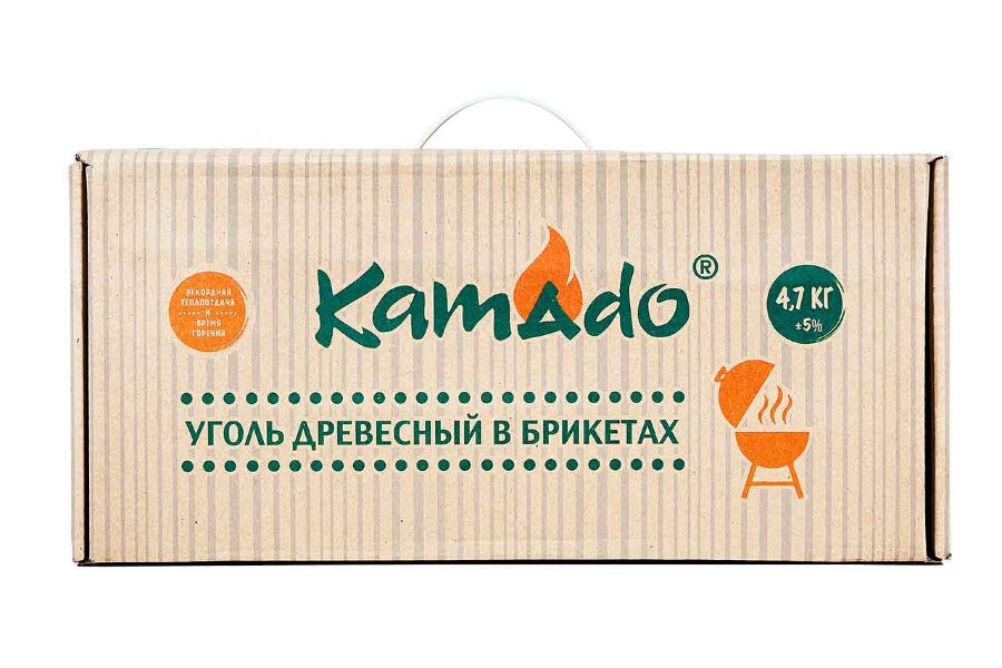 Угольные брикеты Kamado 4.7 кг