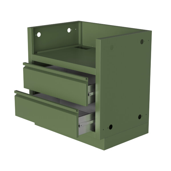 Тумба-основание боковой горелки Brennex BG011 с 2-мя выдвижными ящиками
