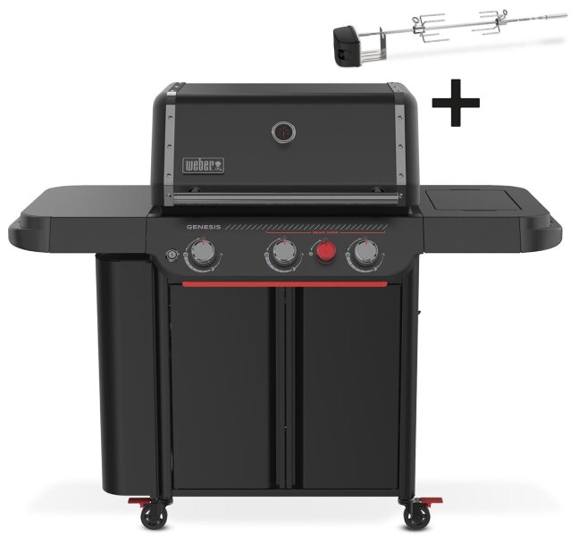 Газовый гриль Weber Genesis E-330WR GBS Stealth Edition