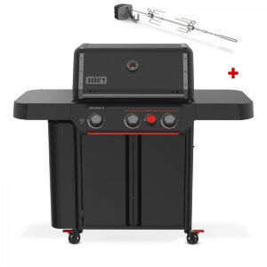 Газовый гриль Weber Genesis E-330WR GBS Stealth Edition