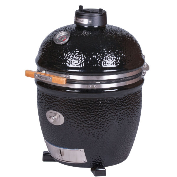 Угольный гриль Monolith Classic PRO 2.0 черный без столиков и ножек