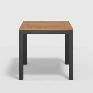 Стол обеденный Gardenini Bella 80 x 80 см темно-серый